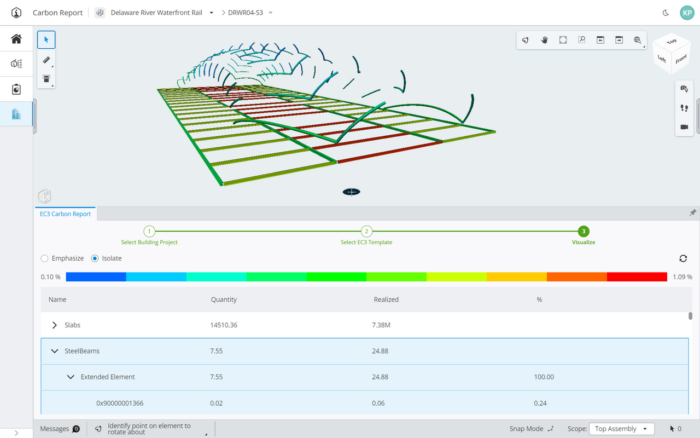 The new capabilities in iTwin Experience transform what is typically a six-month process into a six-minute workflow. Image courtesy of Bentley Systems. 