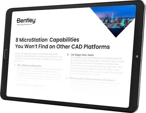 MicroStation Capabilities | Bentley Systems | Infrastructure Engineering Software Company MicroStation Capabilities